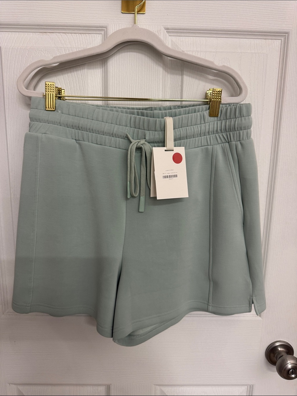 Gabrielle Collette Knot draw string short mint green